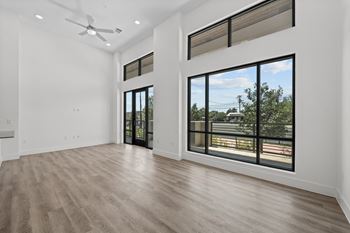 Floor-to-ceiling windows*